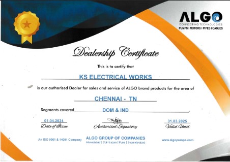 Dealership Certificate 6